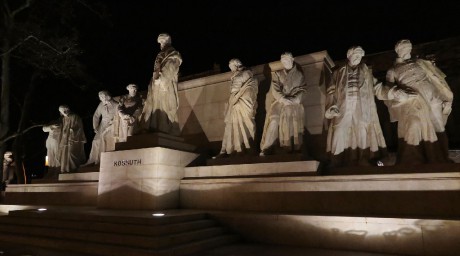 Budapešť - památník - Lajos Kossuth
