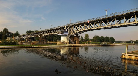 005-Roudnice nad Labem - most přes Labe - 1910