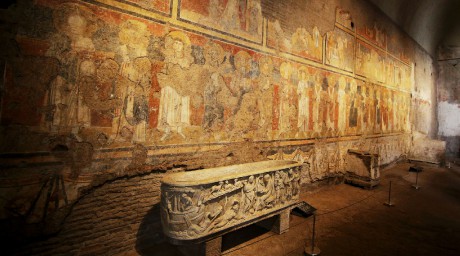 Kostel Santa Maria Antica - malby z doby pontifikátu Pavla I - 757-767 (2)