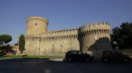 001_Ostia Antica_hrad kardinála Giuliana della Rovere - pozdějšího papeže Julia II