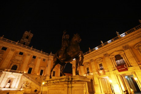 Socha Marka Aurelia na Kapitolu