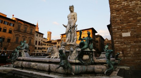 Neptunova fontána na Piazza della Signoria (1)