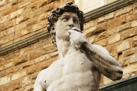 Socha Davida na Piazza della Signoria (2)