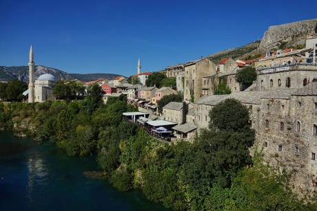 Mostar_ze Starého mostu na Neretvu (7)