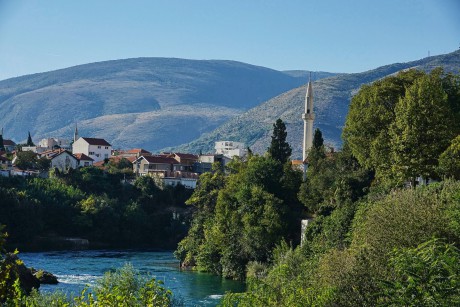 Mostar_ze Starého mostu na Neretvu (8)