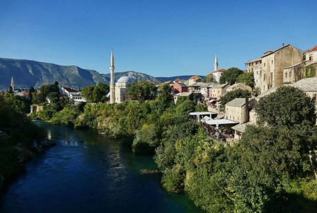 Mostar_ze Starého mostu na Neretvu (9)