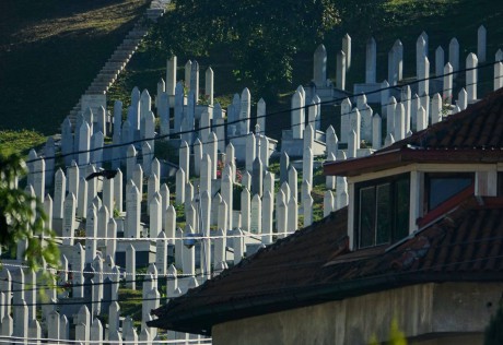 Sarajevo_hřbitov Kovači_pohřben Alija Izedbegovič