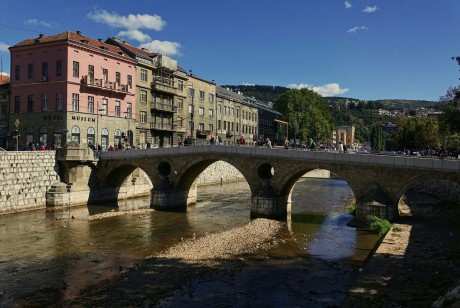 Sarajevo_latinský most a připomínka Atentátu 1914 (1)