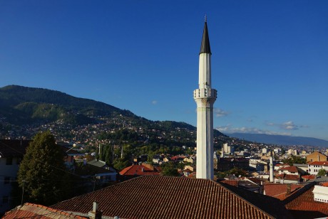 Sarajevo_mešita Šejh Feraha a hřbitůvek (2)