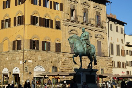 Florencie_Piazza Signoria_socha Cosima I. Medici_1599 (1)