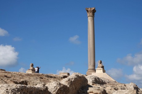 Alexandrie - Serapeum a Pompejův sloup-0004