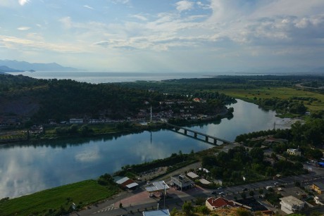 Albánie_Skadar_pevnost Rozafa_řeka Buna a Skadarské jezero