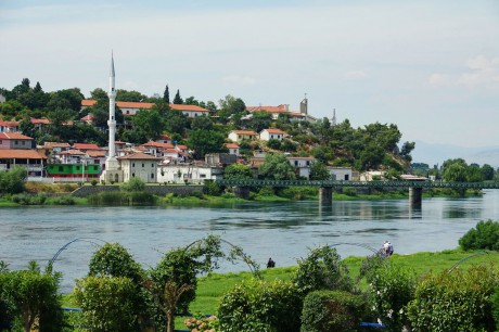 Albánie_Skadar_řeka Buna nad Skadarským jezerem (2)