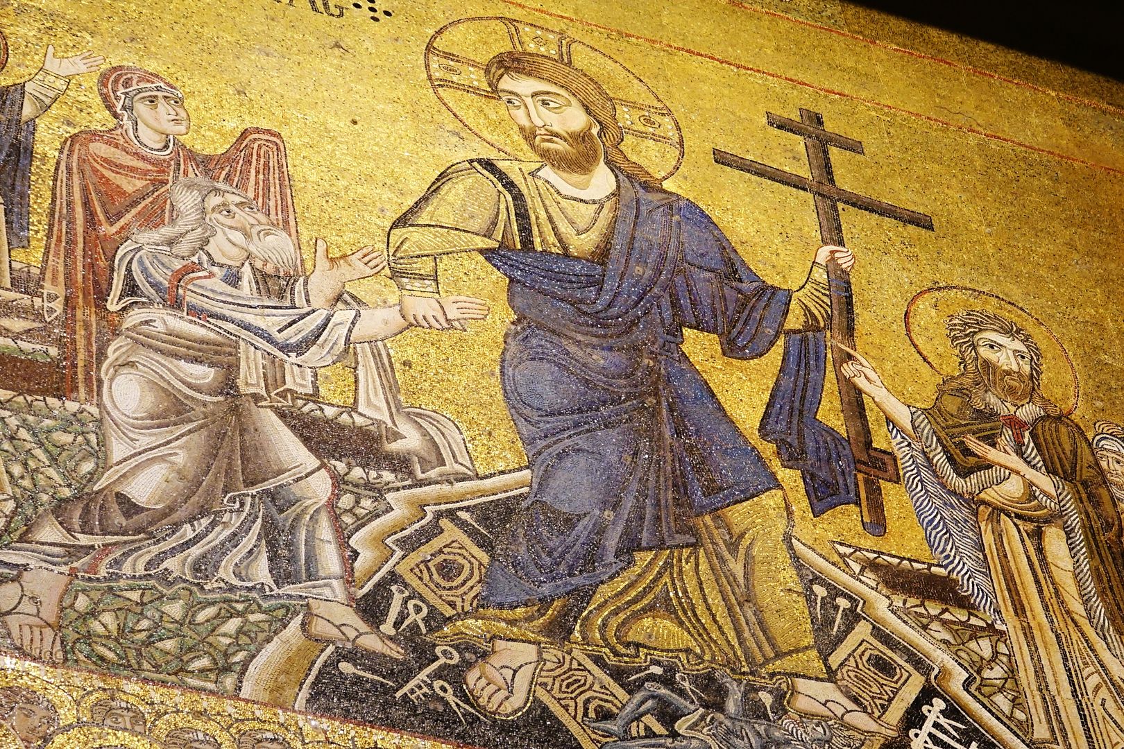 Torcello_Katedrála Santa Maria Assunta (639-1008)_mozaika Posledního soudu-západní stěna (3)